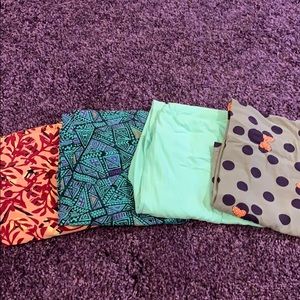Lularoe TC leggings. 4 pack